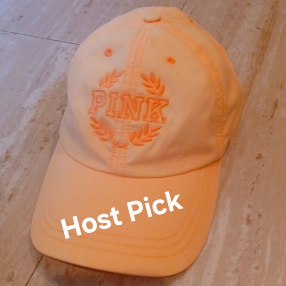 PINK Victoria's Secret Accessories - PINK Victoria's Secret Pale Peach Hat